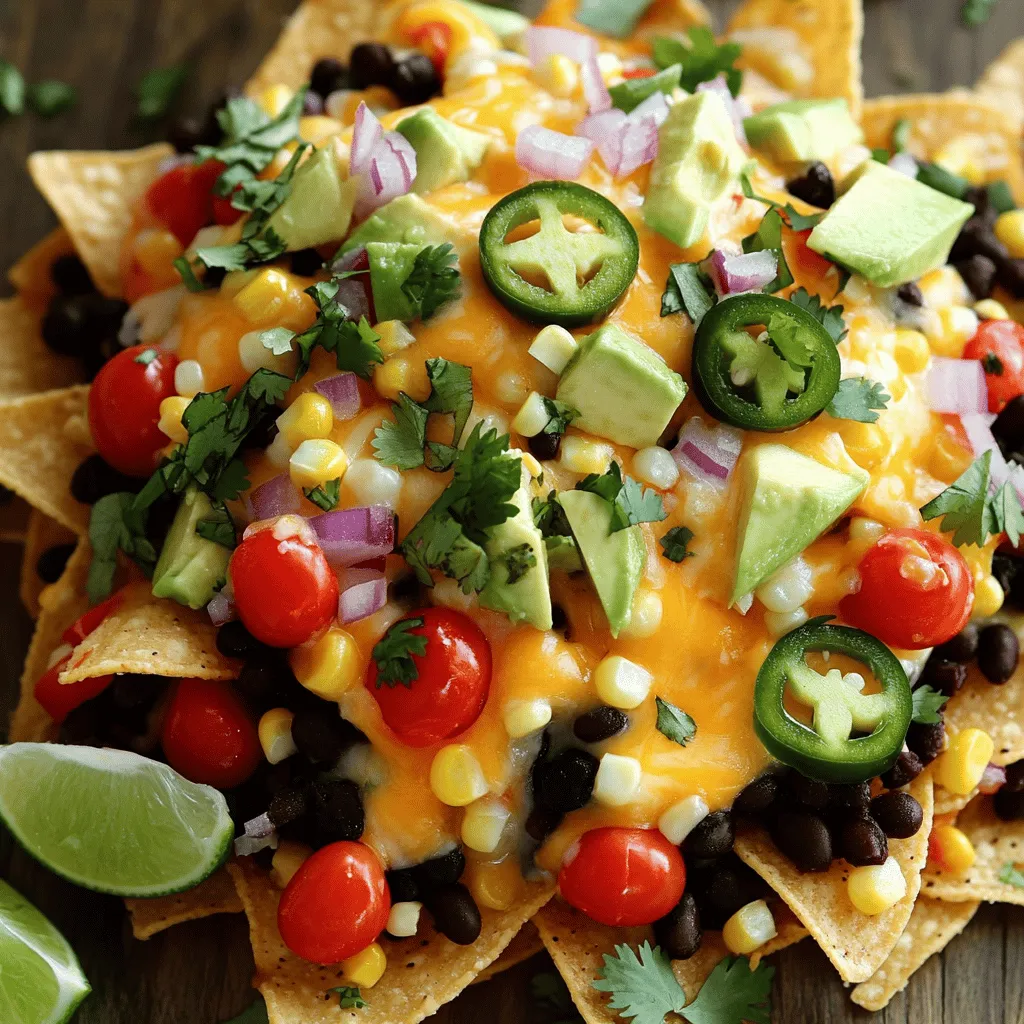Loaded Veggie Nachos Flavorful and Fun Snack Idea