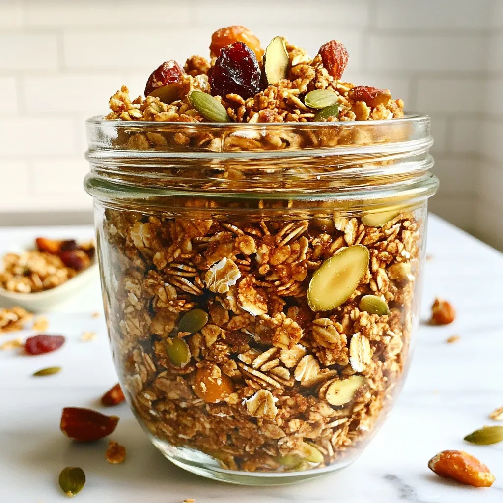 Gingerbread Granola Flavorful and Crunchy Delight