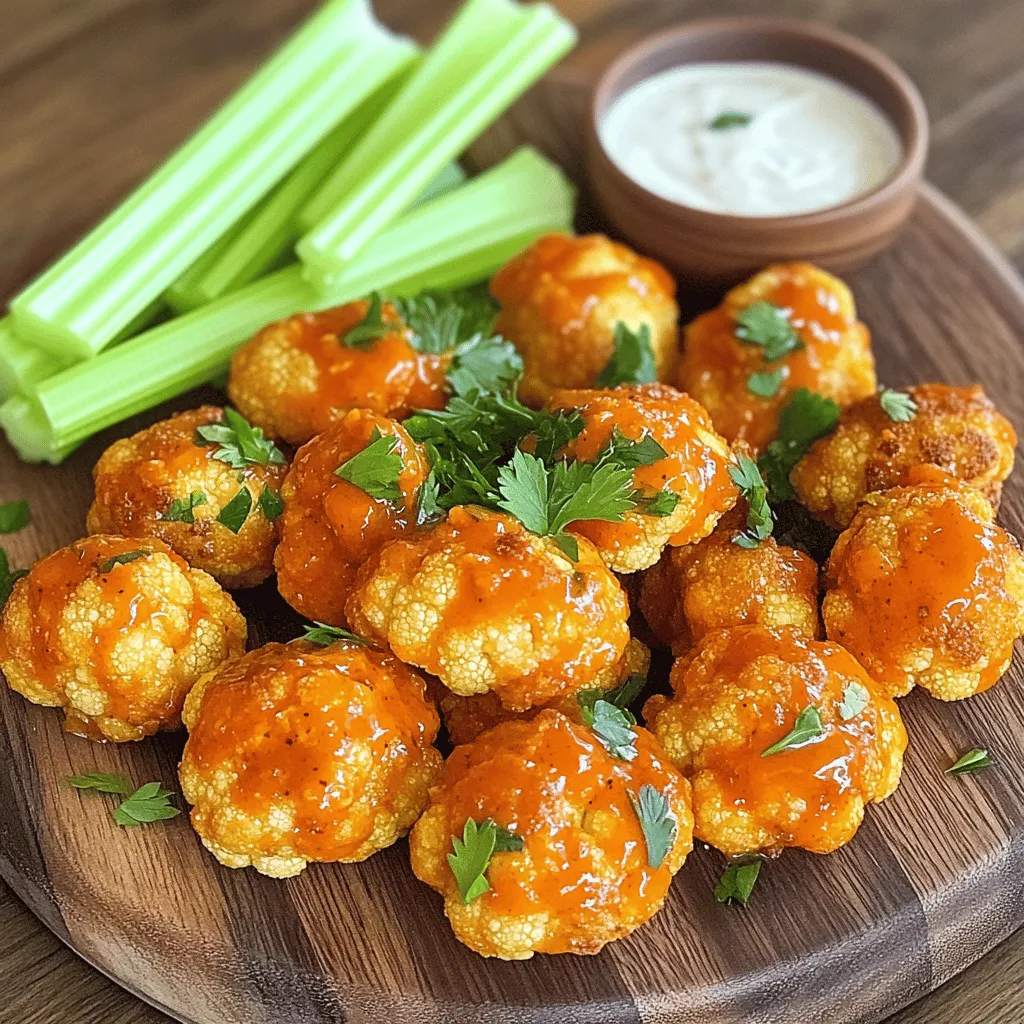 Buffalo Cauliflower Bites Tasty and Simple Recipe