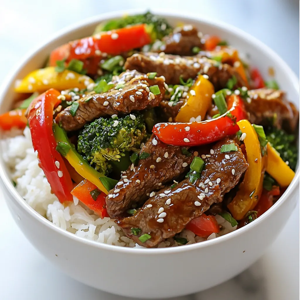 Quick Beef Stir-Fry with Veggies Flavorful and Fast Dish