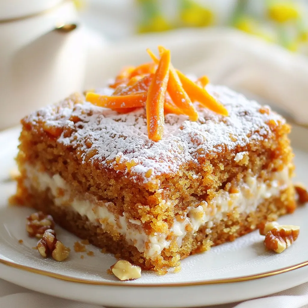 Healthy Oatmeal Carrot Cake Flavorful and Wholesome Recipe