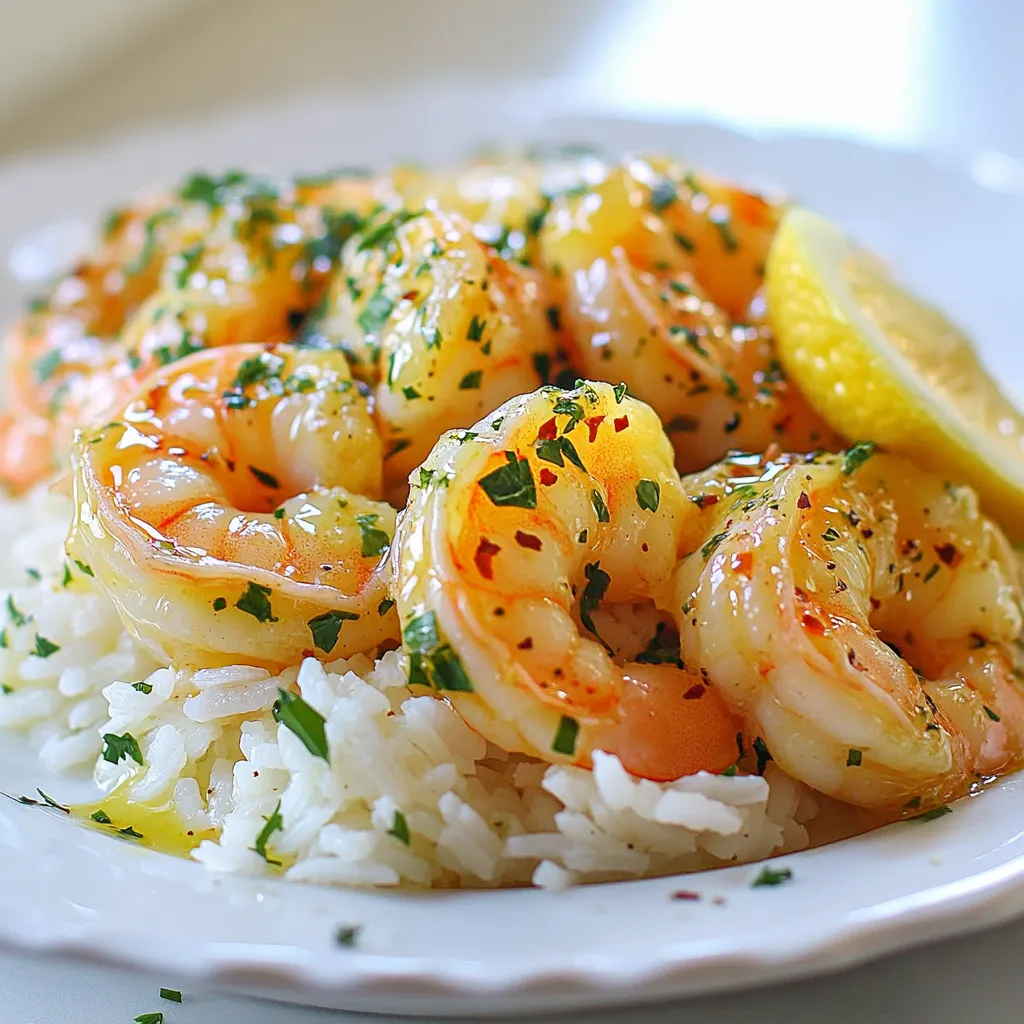 Garlic Butter Shrimp &#038; Rice Flavorful and Easy Meal
