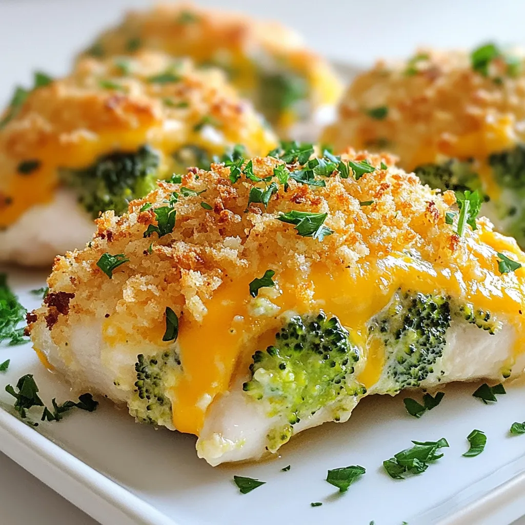 Broccoli Cheese Stuffed Chicken Savory Delightful Meal