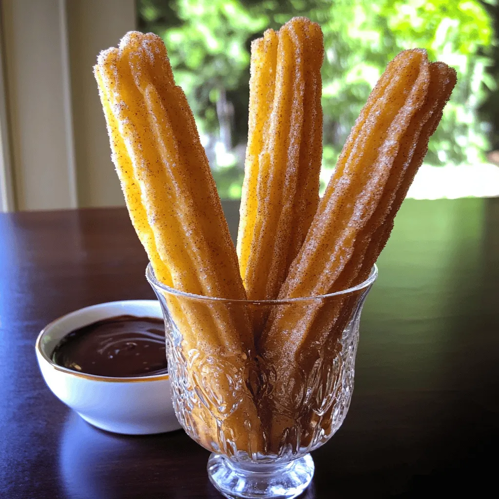 Cinnamon Sugar Churros Delightful Sweet Treats