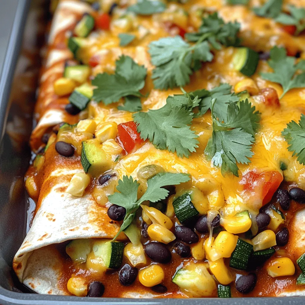 Vegetarian Enchiladas Flavorful and Easy Recipe