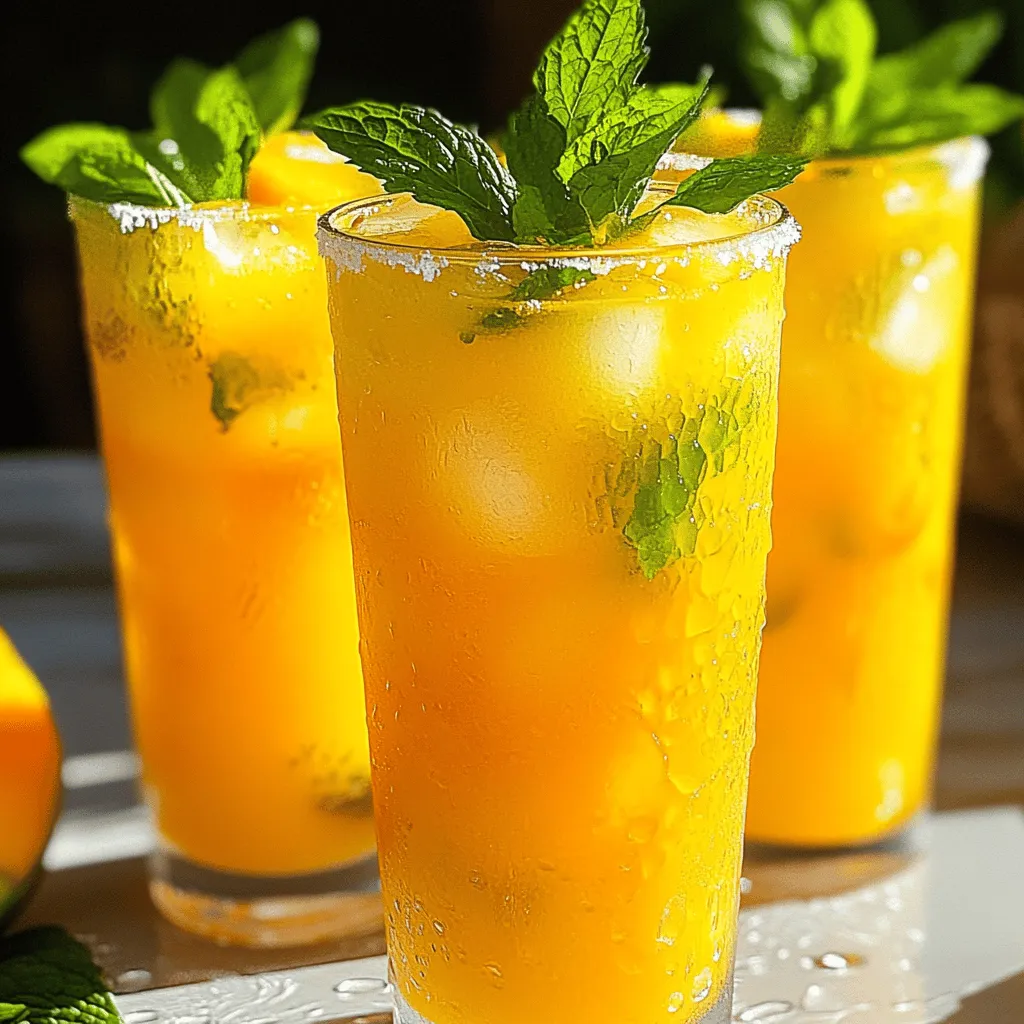 Mango Lychee Breeze Refreshing Summer Drink Recipe