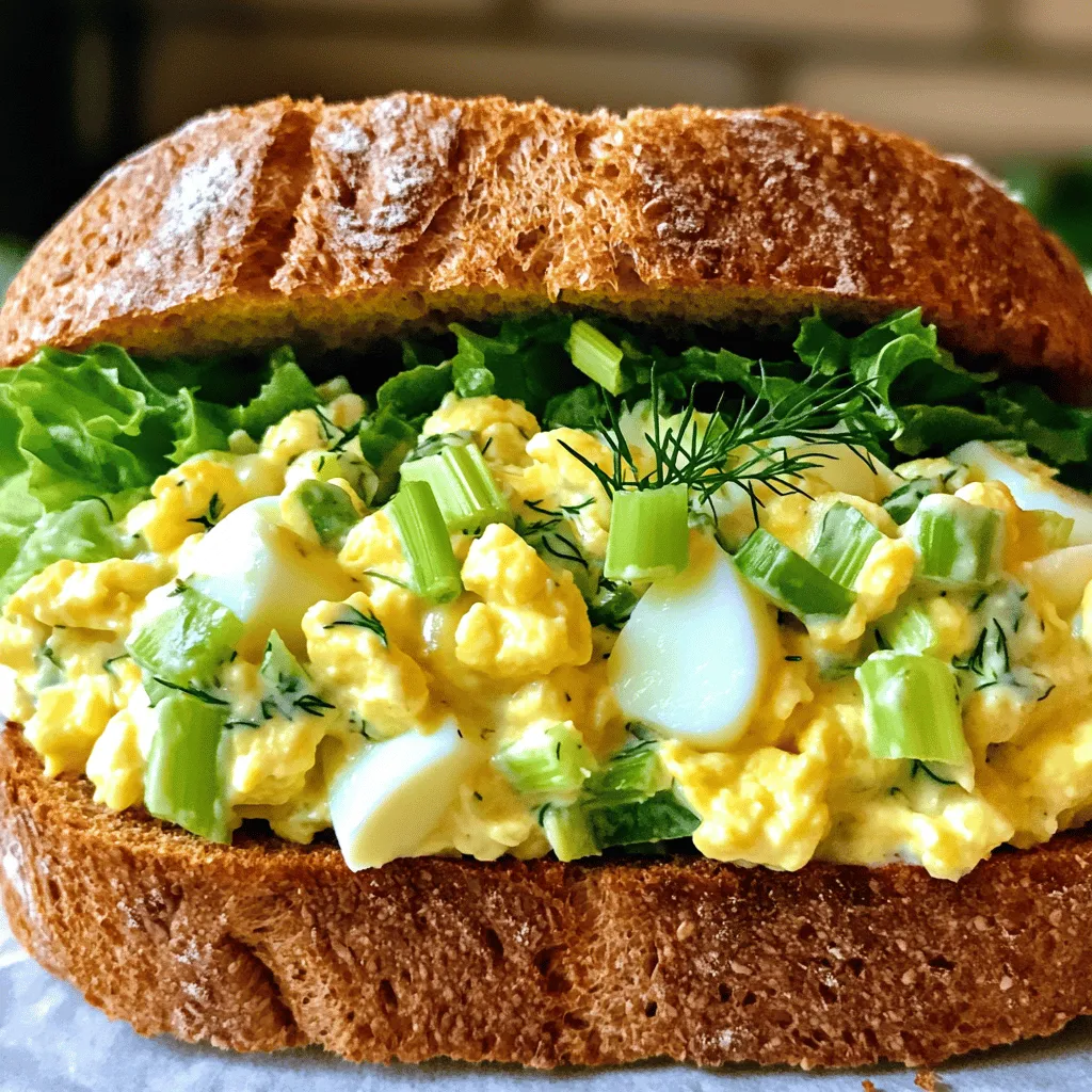 Easy Egg Salad Sandwich Quick and Tasty Recipe