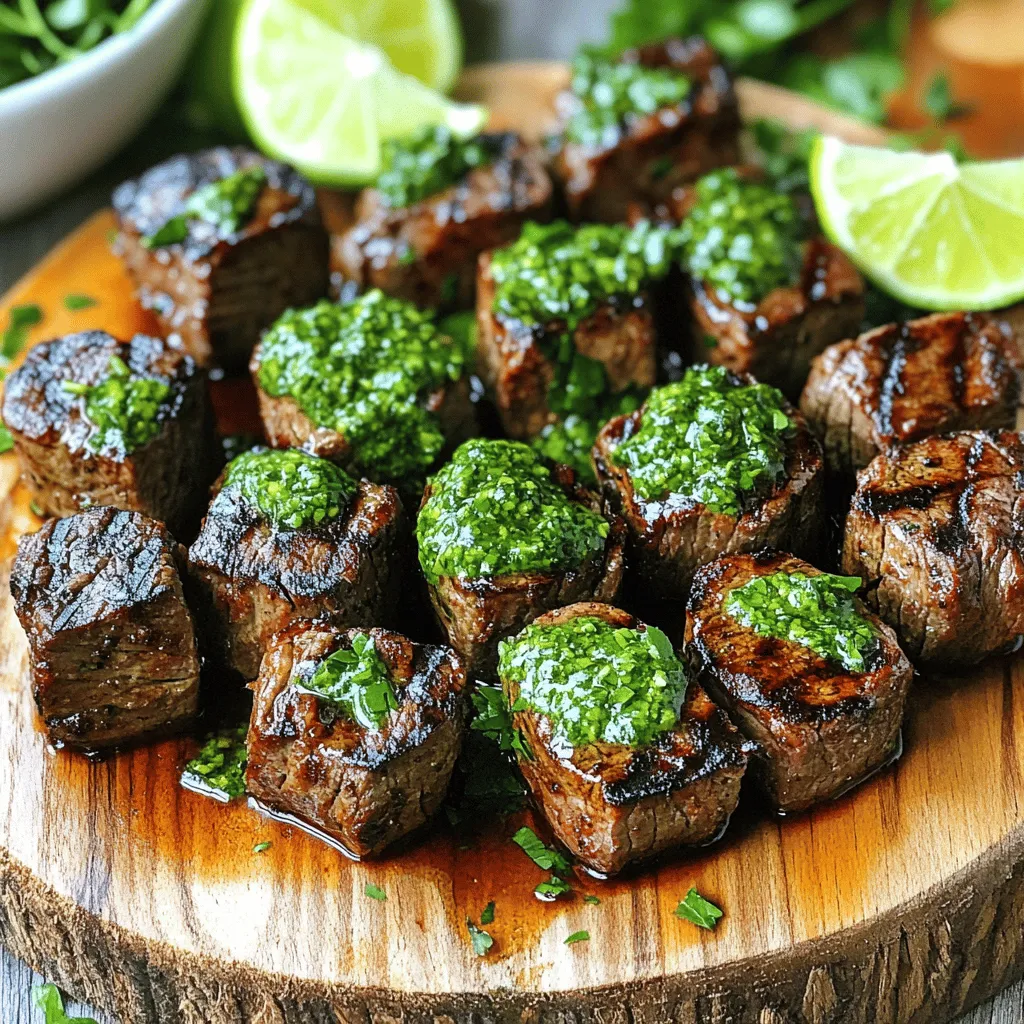 Chimichurri Steak Bites Savory and Quick Recipe
