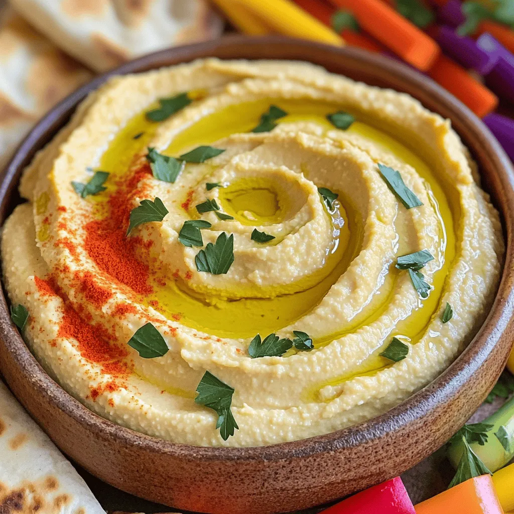 Roasted Garlic Hummus Flavorful and Easy Recipe