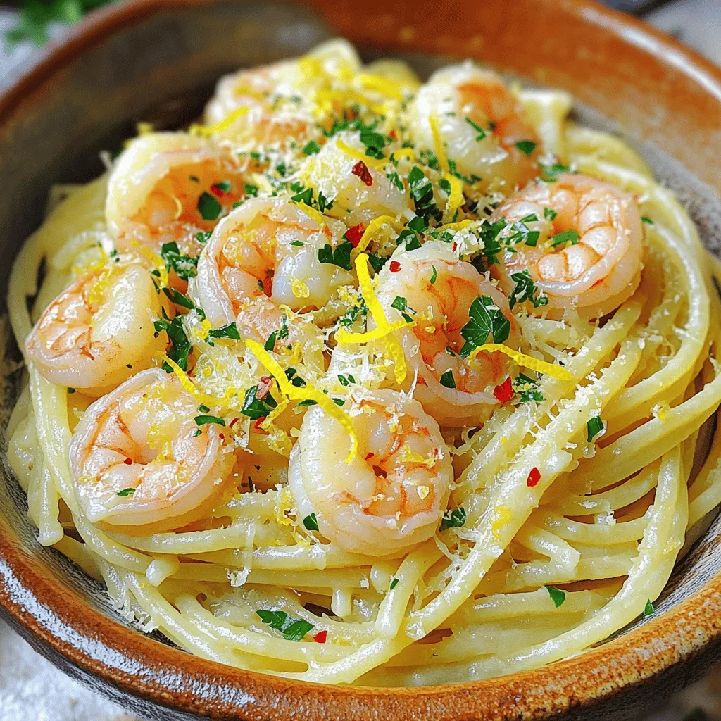Garlic Lemon Shrimp Pasta Flavorful and Simple Dish