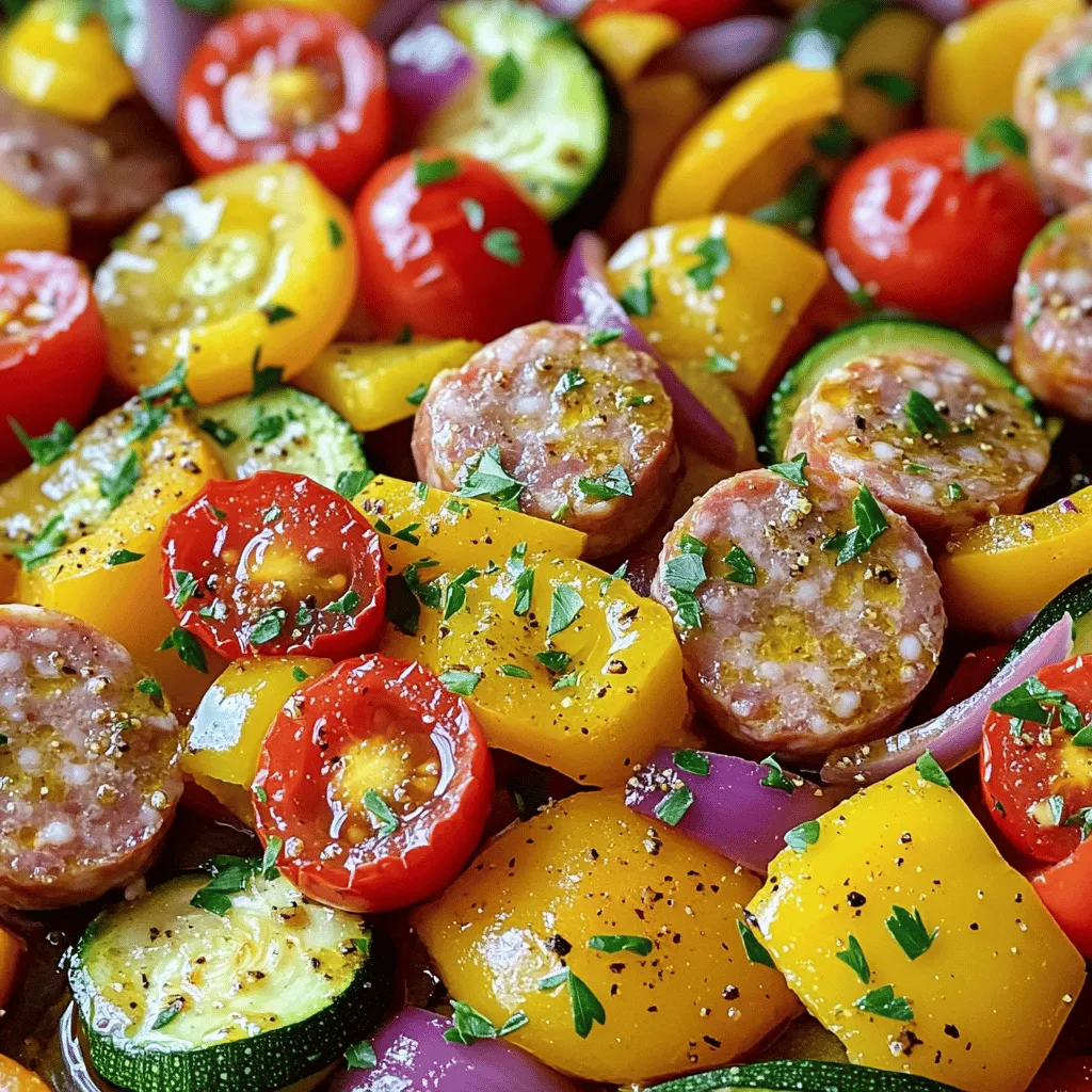 Sheet Pan Sausage and Veggies Quick and Flavorful Meal