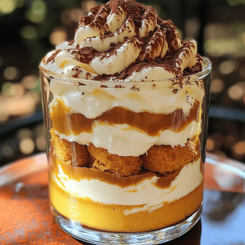 Pumpkin Spice Latte Tiramisu Delightful Fall Dessert