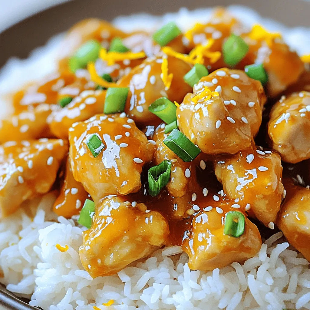 Sticky Orange Chicken Delightful and Flavorful Dish