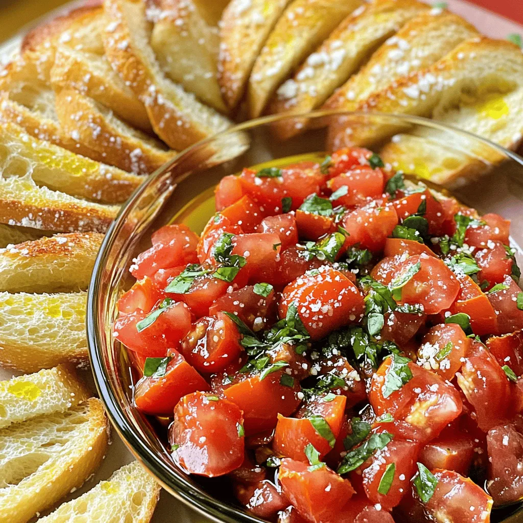 Fresh Tomato Bruschetta Easy and Flavorful Recipe