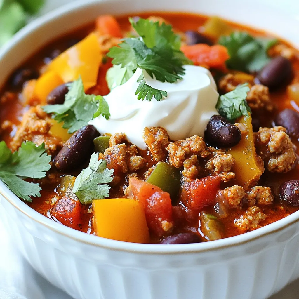 Savory Slow Cooker Turkey Chili Simple Flavor Booster
