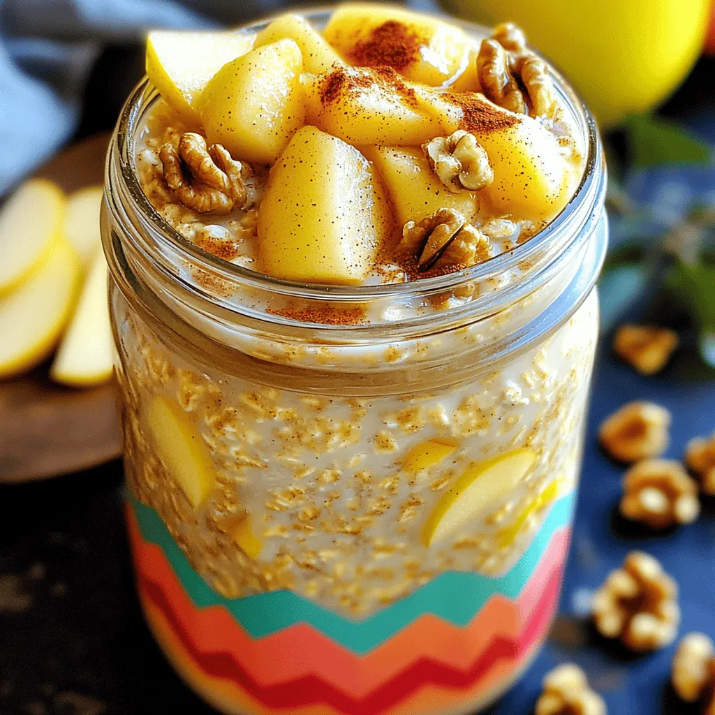 Apple Cinnamon Overnight Oats Simple and Tasty Recipe