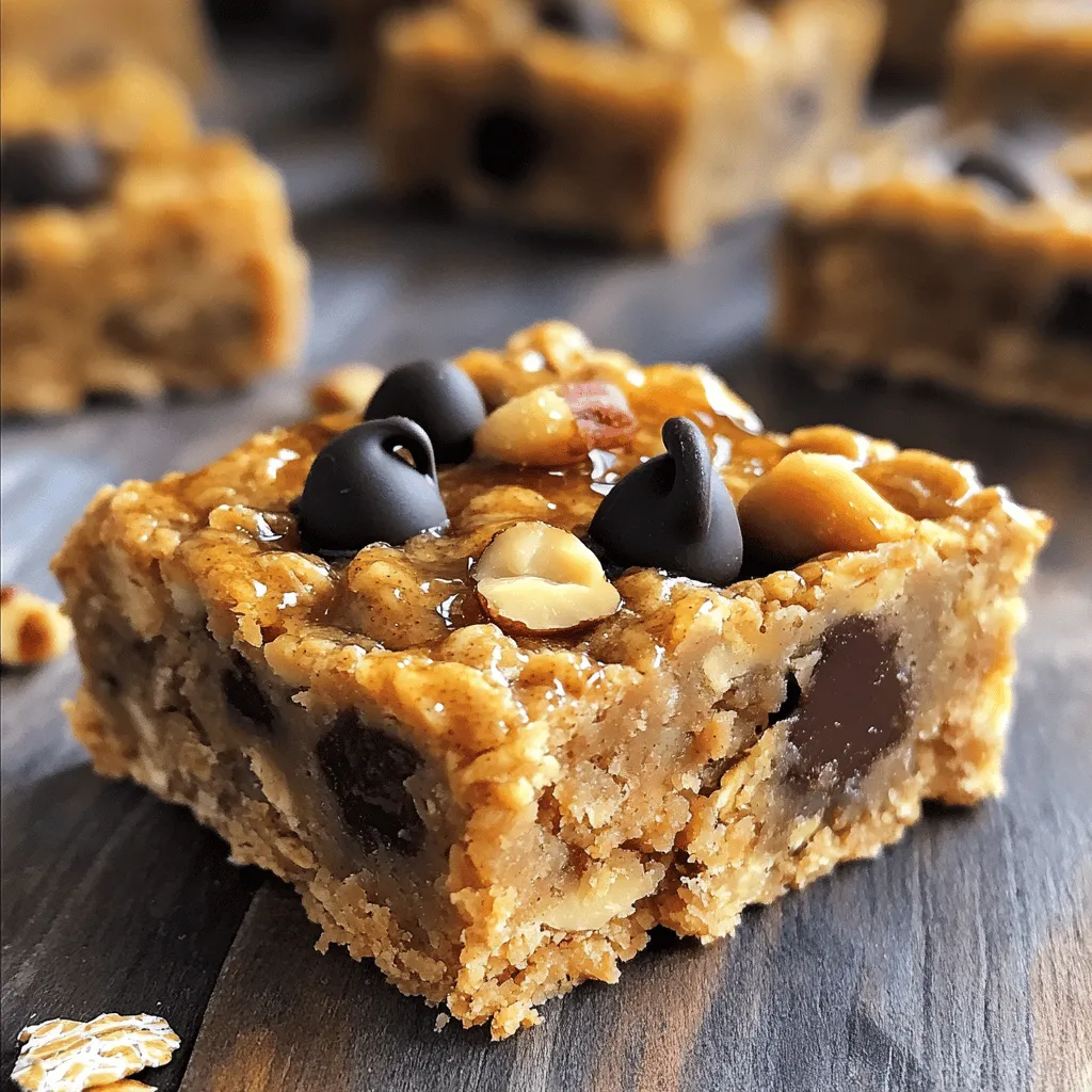 Peanut Butter Banana Oat Bars Energizing Snack Choice