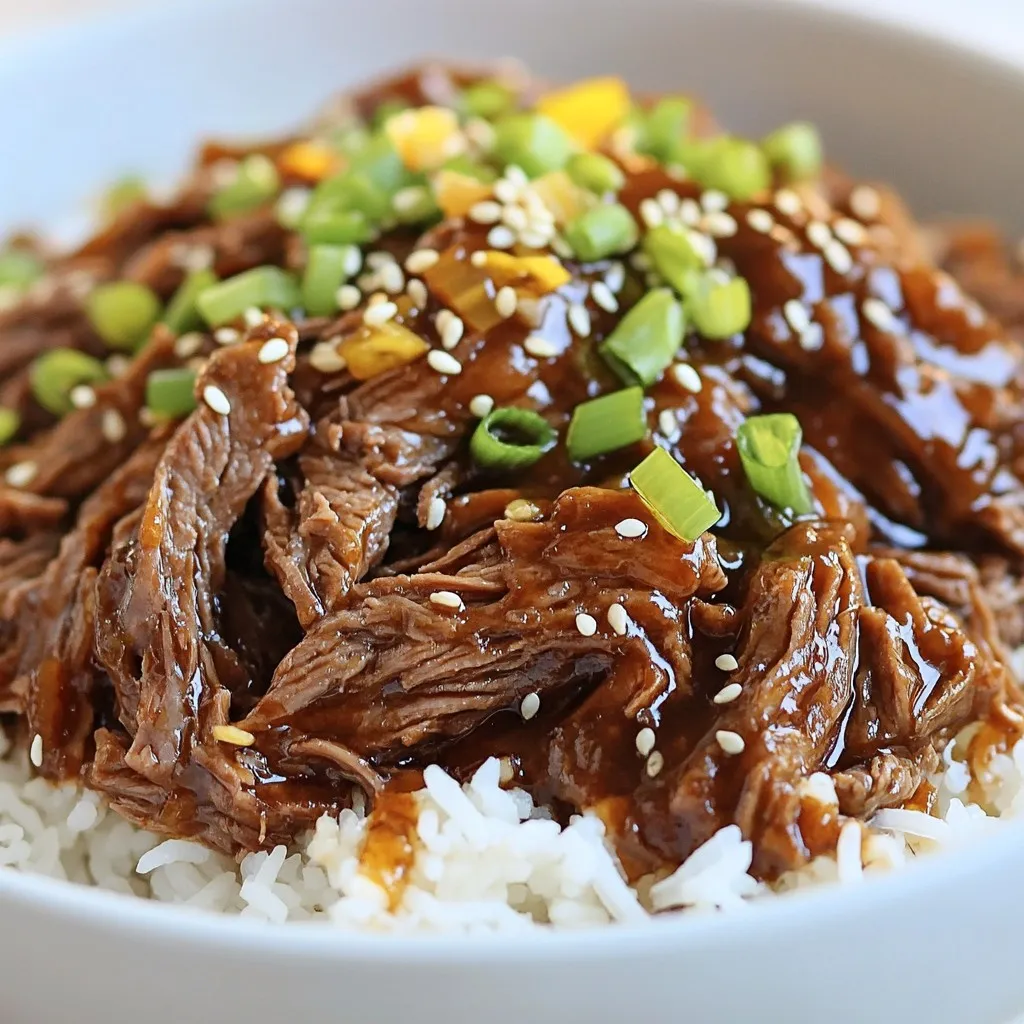 Slow Cooker Korean Beef Sides Flavorful and Simple Meal