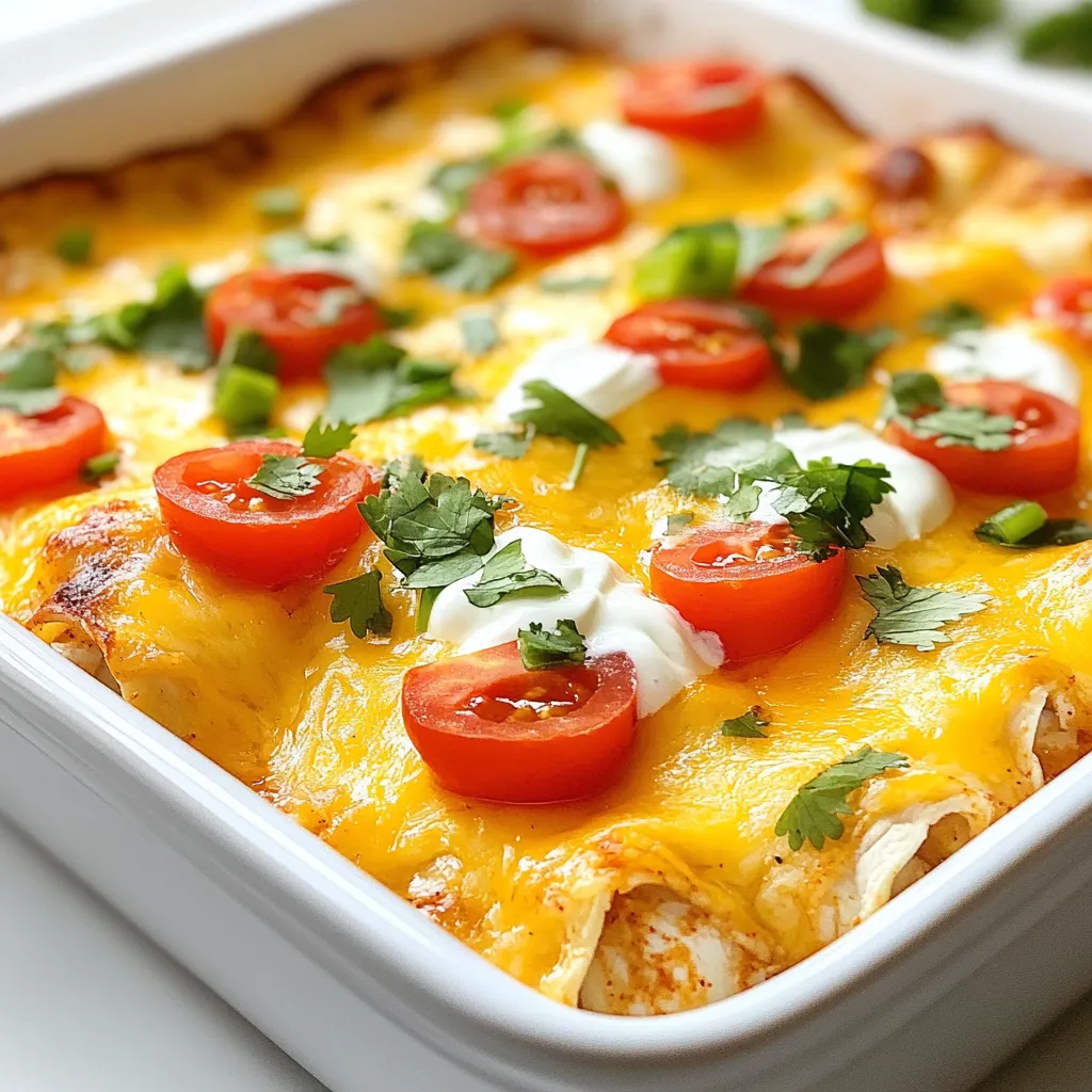 Keto Chicken Enchilada Casserole Easy and Flavorful Dish