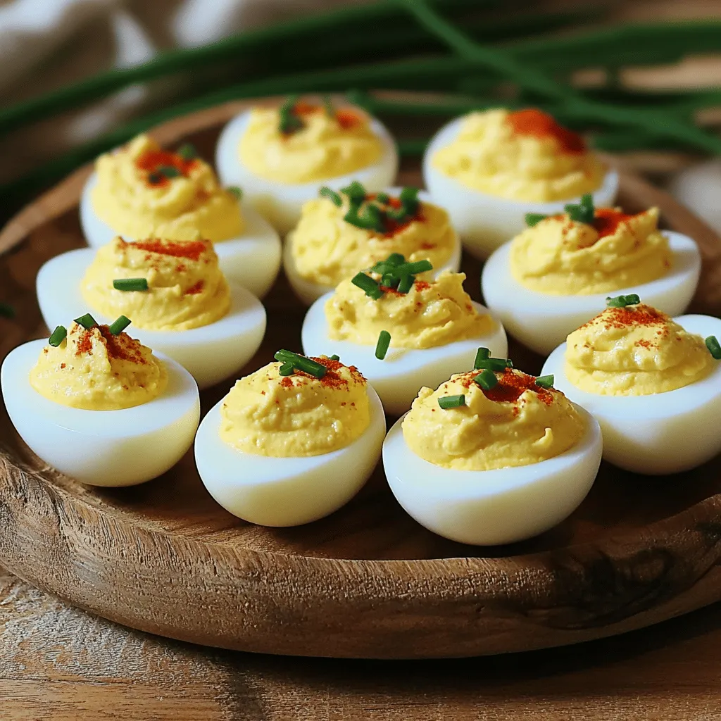 Classic Deviled Eggs Delightful and Easy Appetizer