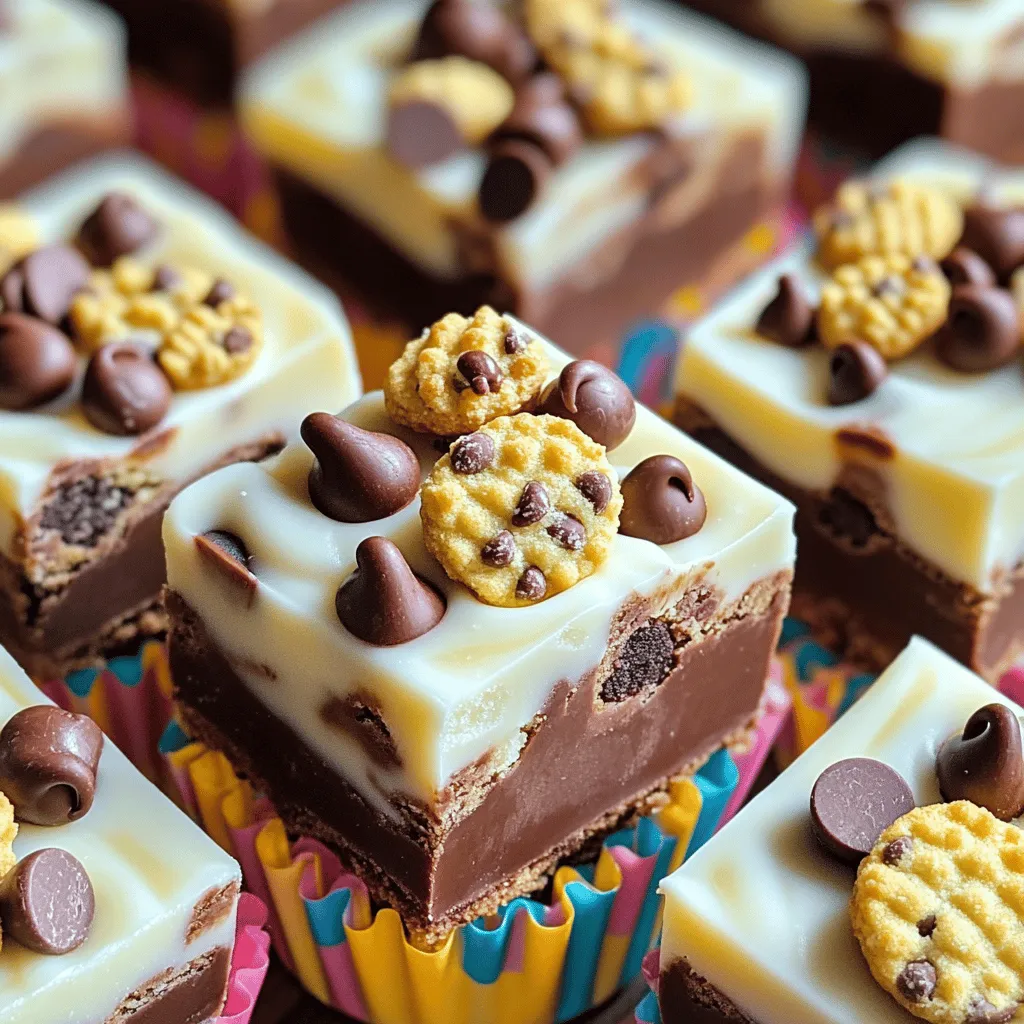 Milk and Cookies Fudge Delightful Sweet Treat