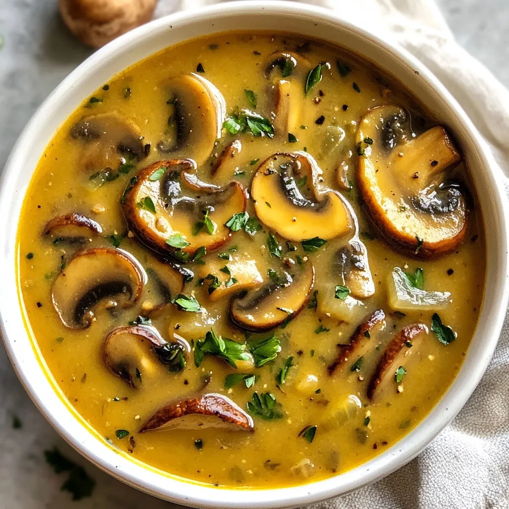 Hungarian Mushroom Soup Creamy and Flavorful Dish