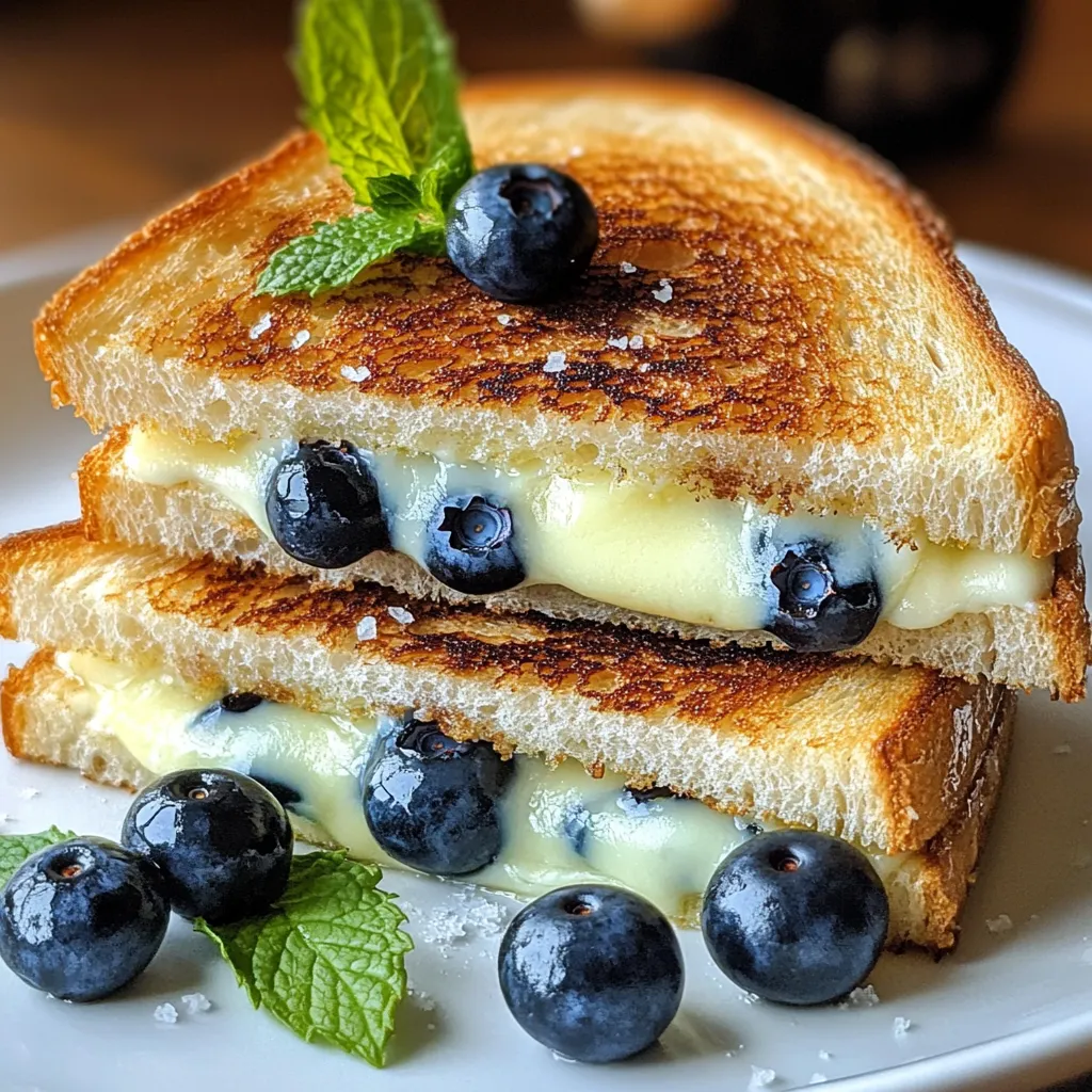 Blueberry Grilled Cheese Savory and Flavorful Delight