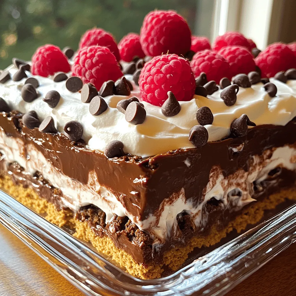 No Bake Chocolate Lasagna Dreamy Dessert Delight