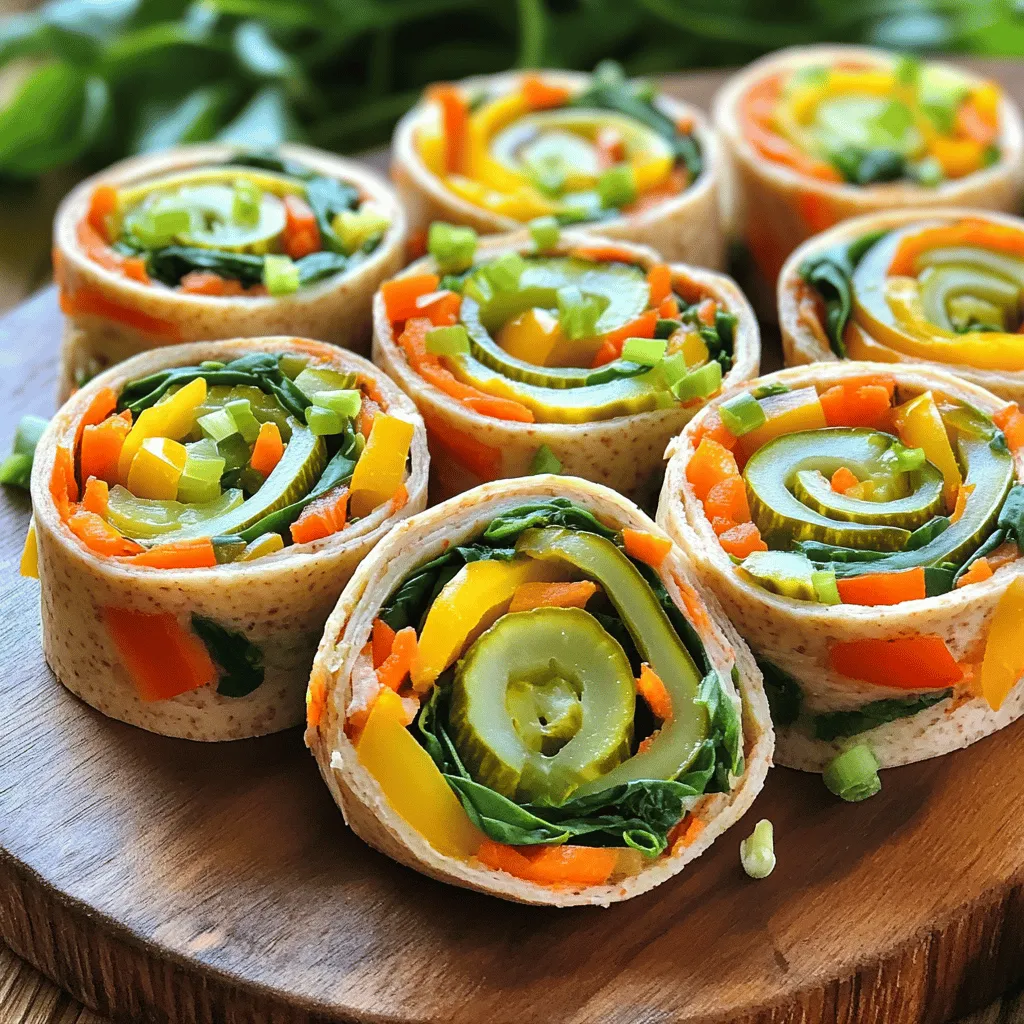 Pickle Veggie Pinwheels Easy and Tasty Snack Idea