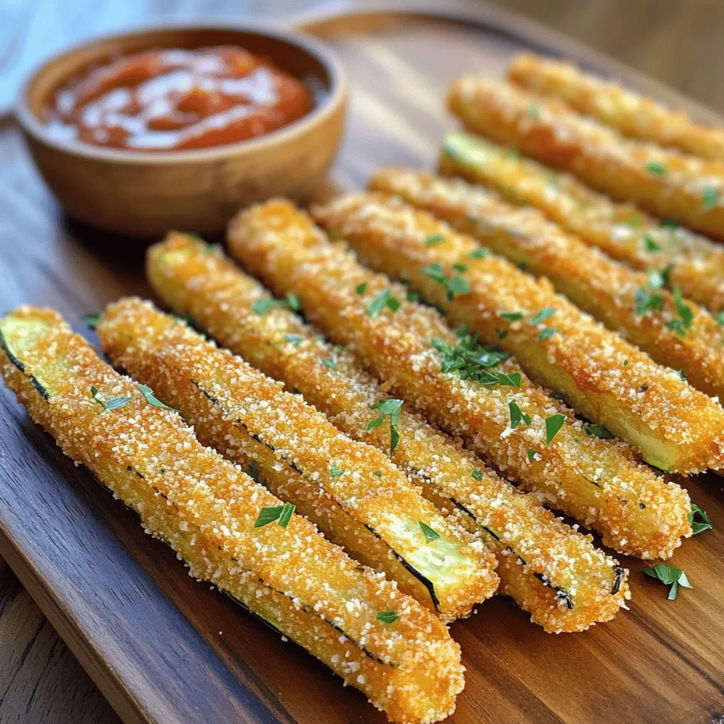 Crispy Parmesan Zucchini Fries Healthy and Simple Snack