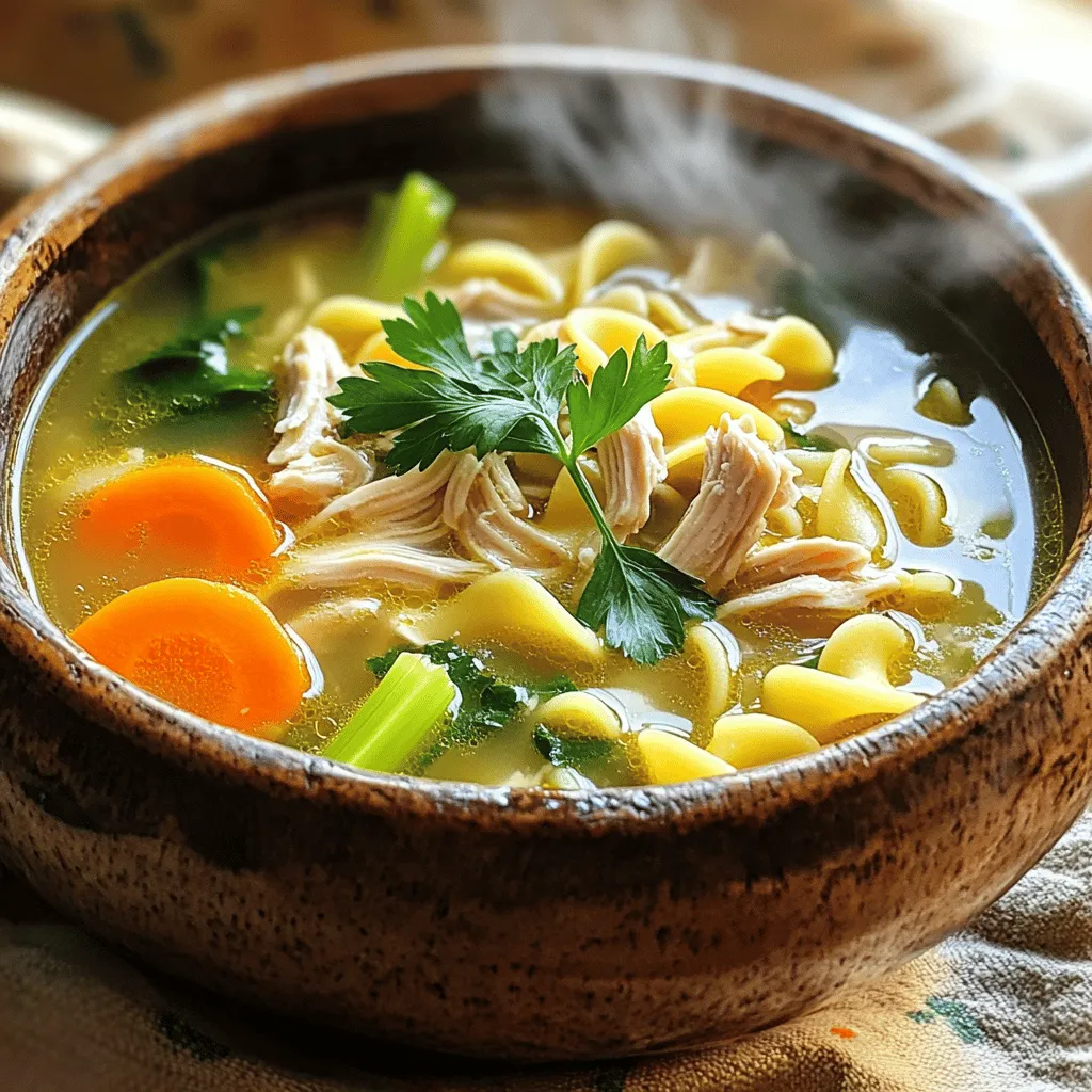 Classic Chicken Noodle Soup Comforting and Nourishing