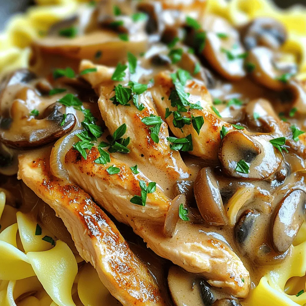 Homemade Chicken Stroganoff Flavorful Comfort Meal