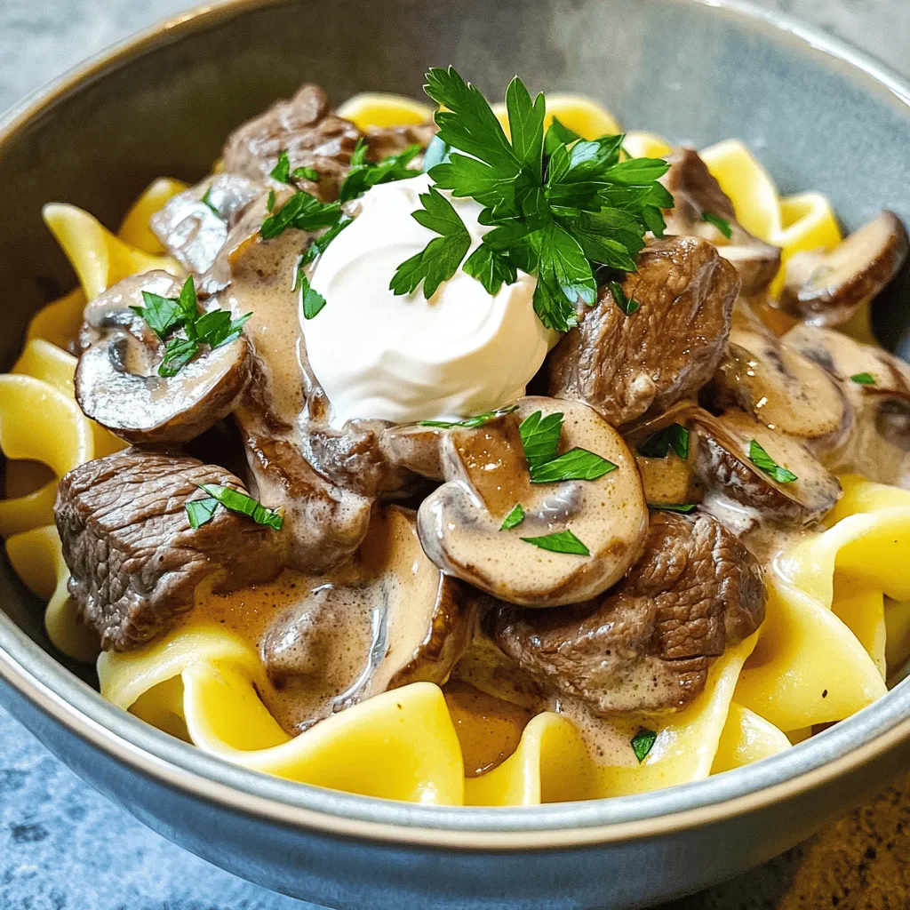 Beef Stroganoff Flavorful and Simple Comfort Meal