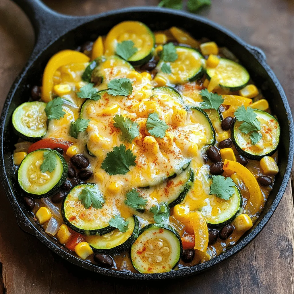 Tex-Mex Zucchini Skillet Flavorful and Simple Meal