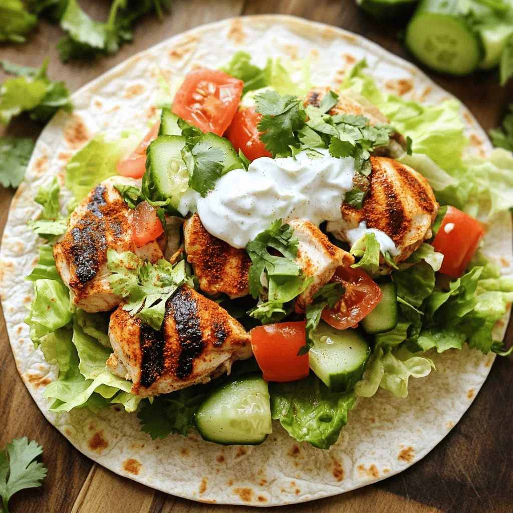 Easy Chicken Shawarma Wraps Flavorful and Quick Meal