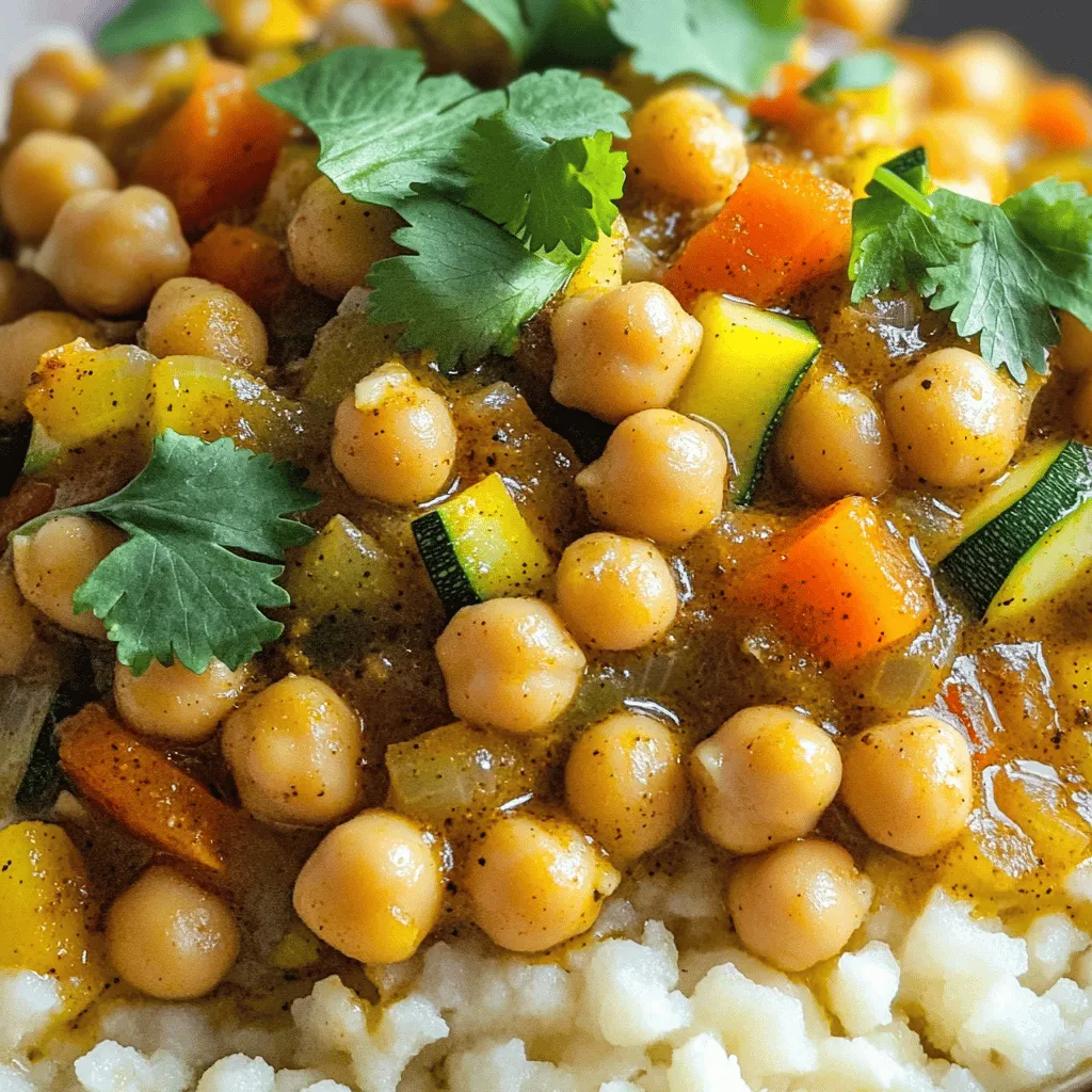 Slow Cooker Moroccan Chickpeas Flavorful and Easy Dish
