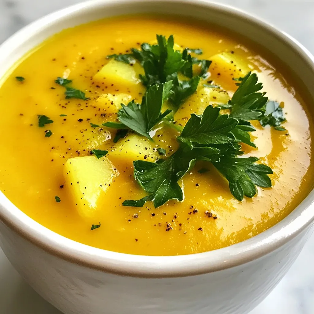 Vegan Carrot Potato Soup Healthy and Flavorful Recipe