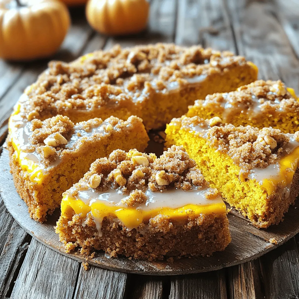 Pumpkin Spice Latte Crumb Cake Delightful Treat