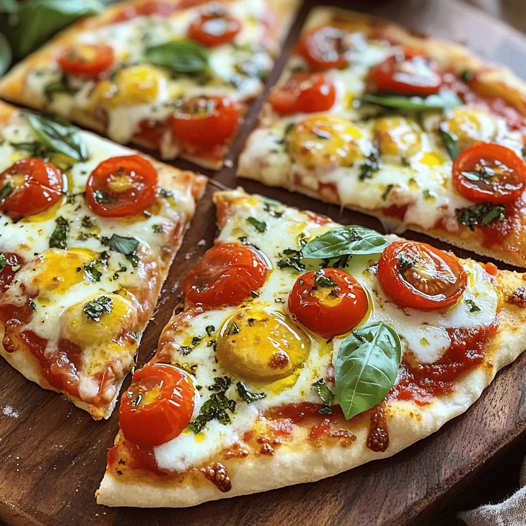 Margherita Flatbread Pizza Perfectly Delicious Recipe