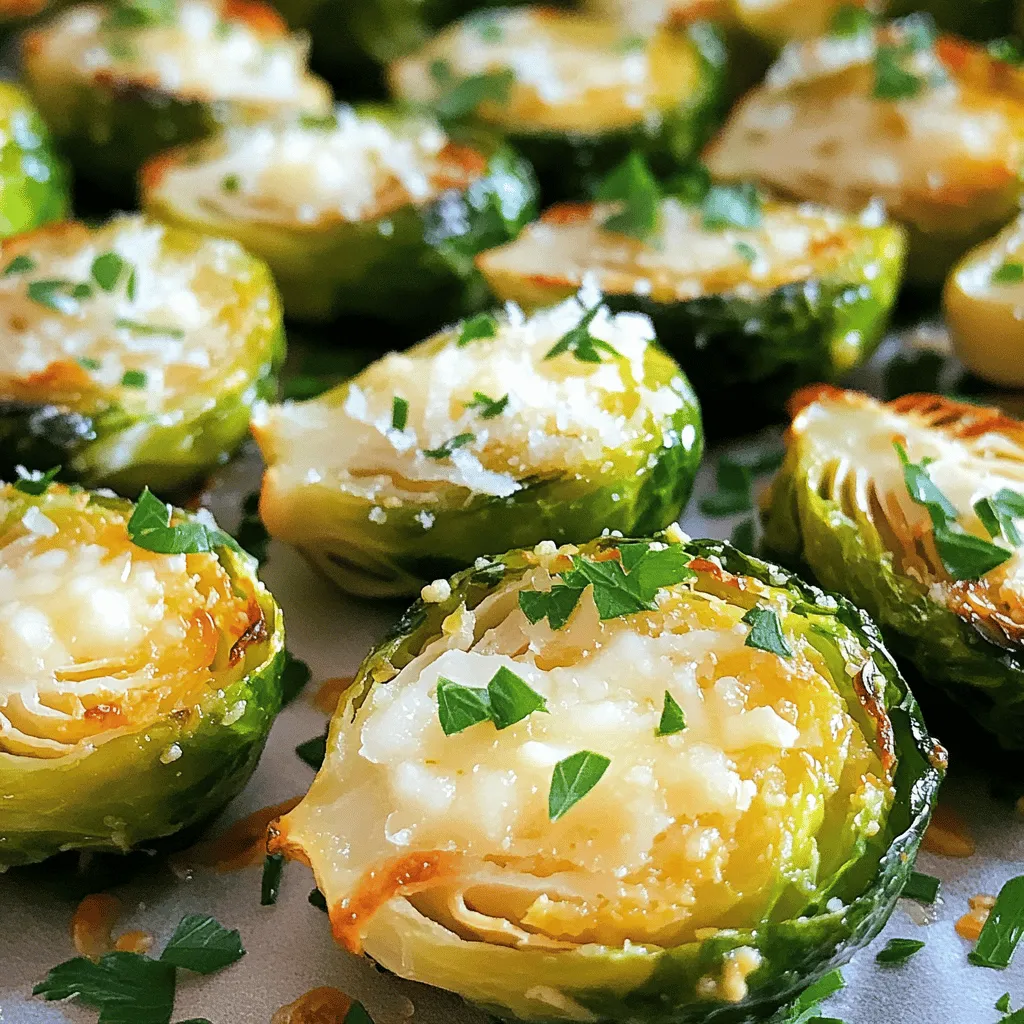 Crispy Garlic Parmesan Brussels Sprouts Delight Recipe