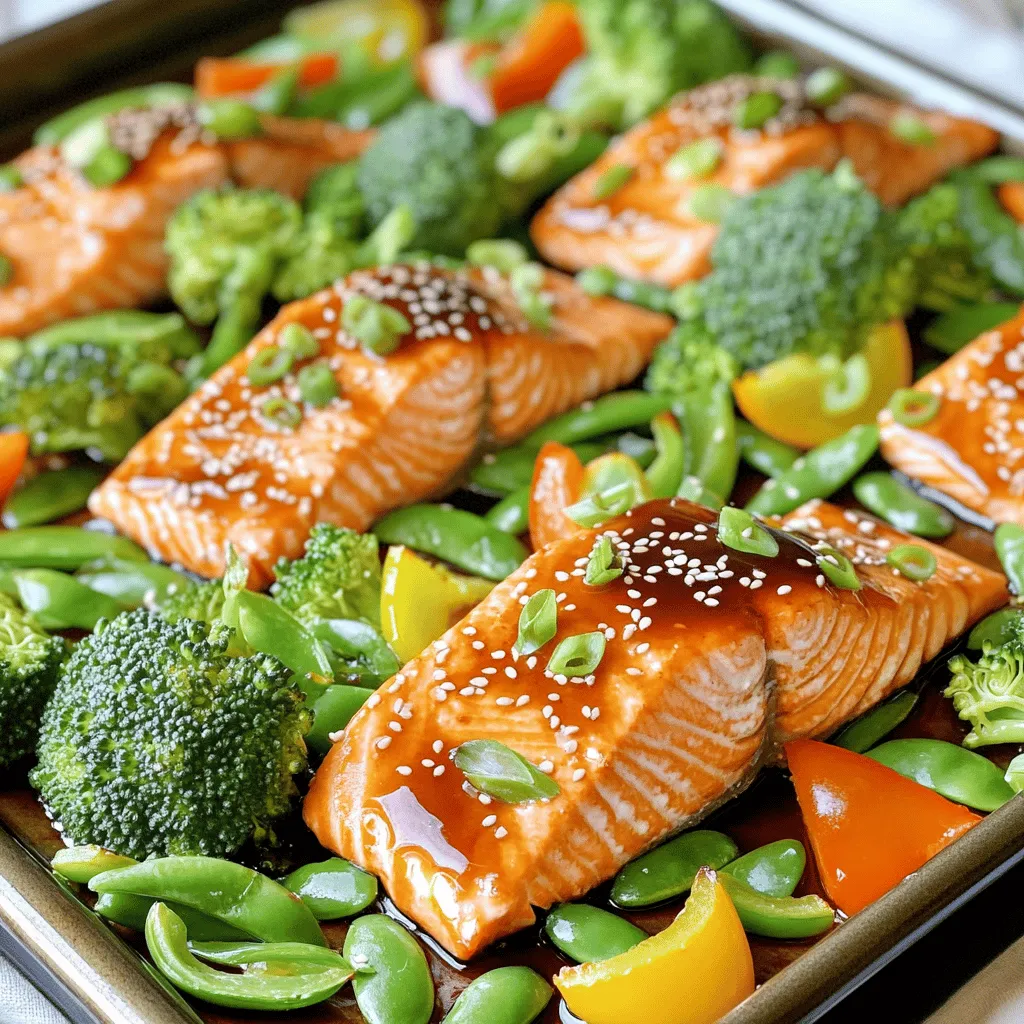 Sheet Pan Teriyaki Salmon Simple and Tasty Dinner