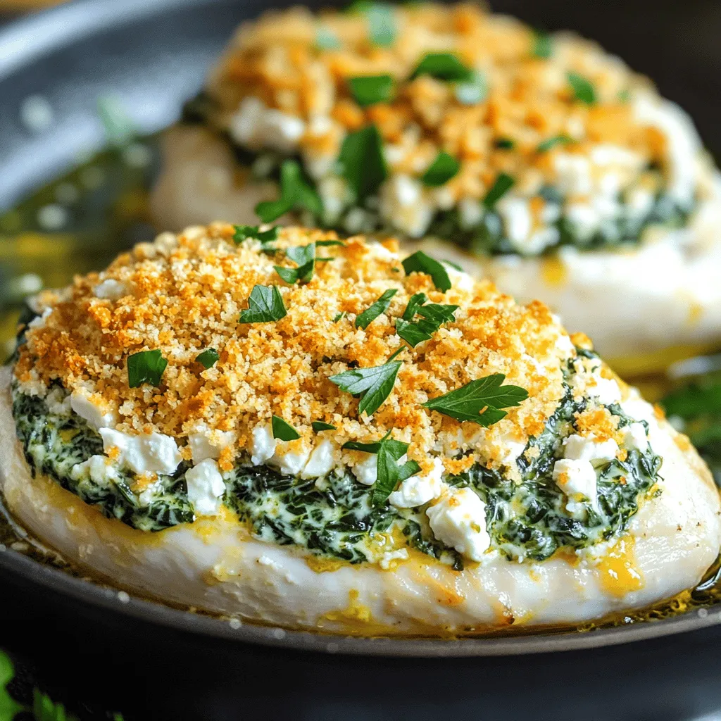 Spinach Feta Stuffed Chicken Tasty and Satisfying Dish