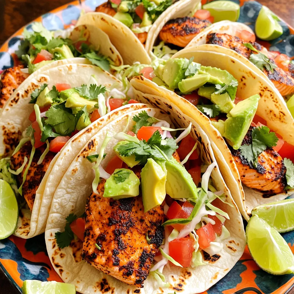 Blackened Salmon Tacos Sheet Pan Quick and Tasty Meal