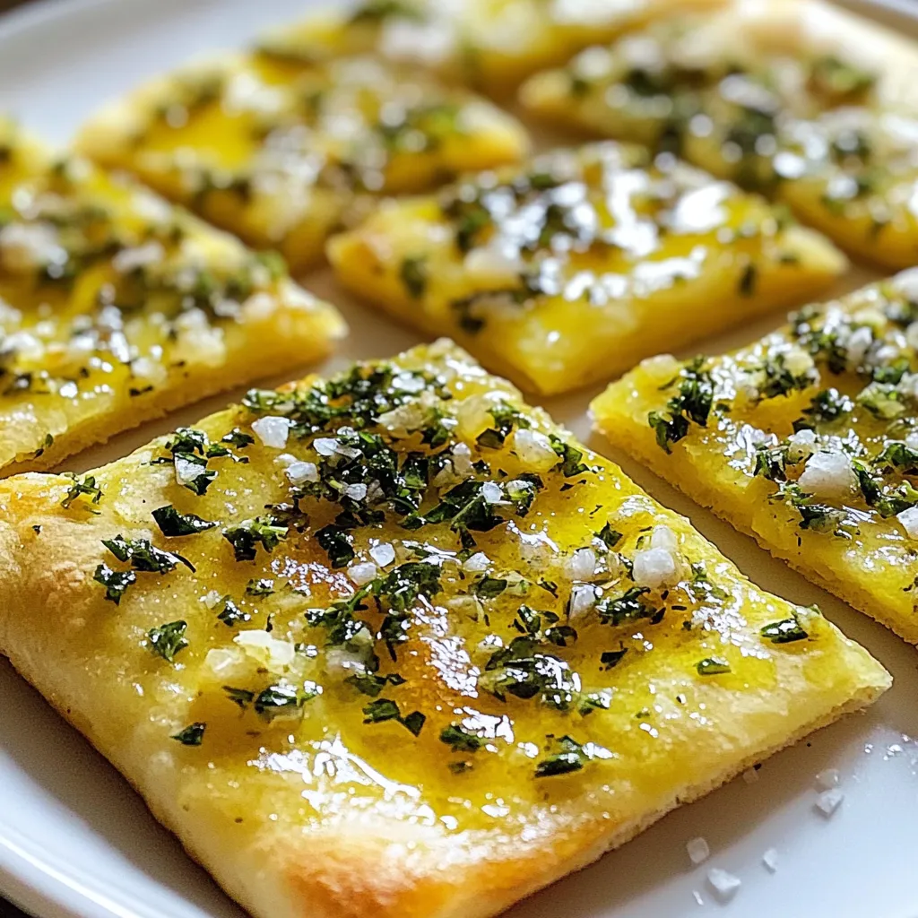 Garlic Herb Flatbread Flavorful and Easy Recipe