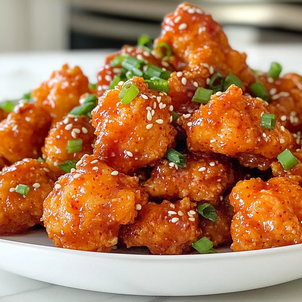 Crispy Korean Popcorn Chicken Irresistible Flavor Boost