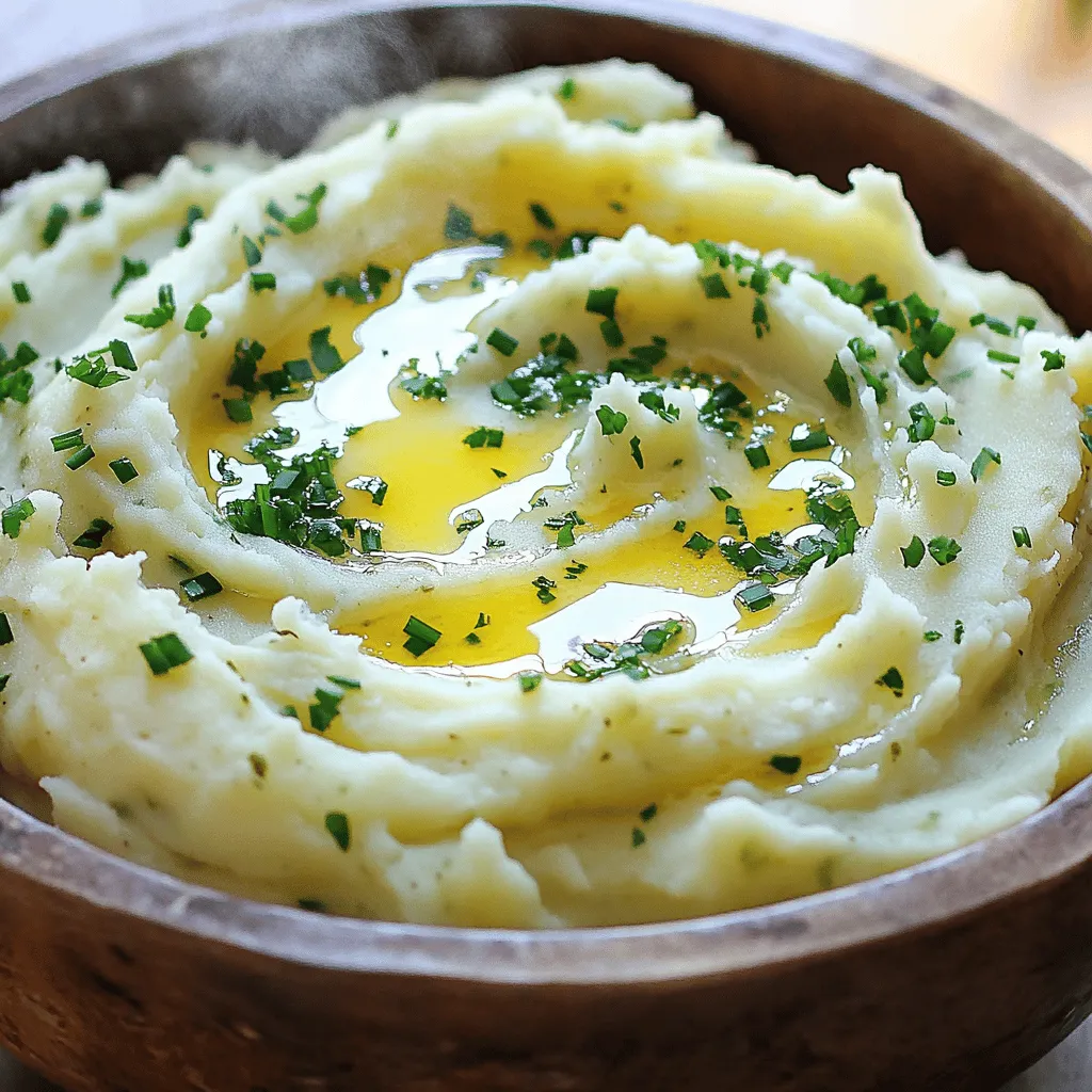 Easy Garlic Mashed Potatoes Creamy and Flavorful Dish