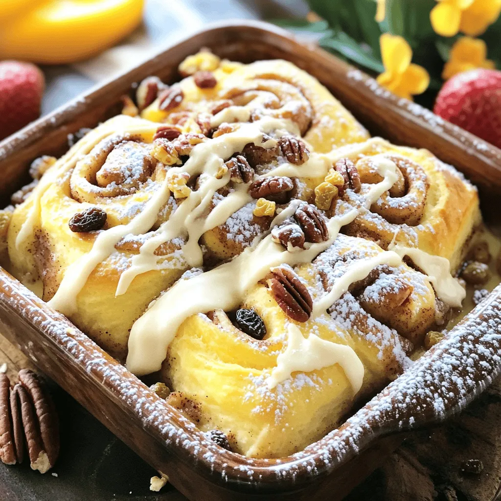 Cinnamon Roll Casserole Tasty Breakfast Delight