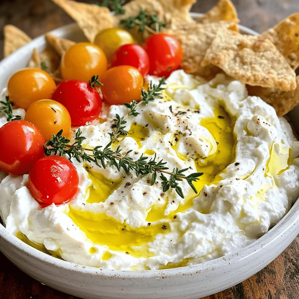 Whipped Feta Dip Flavorful and Simple Appetizer