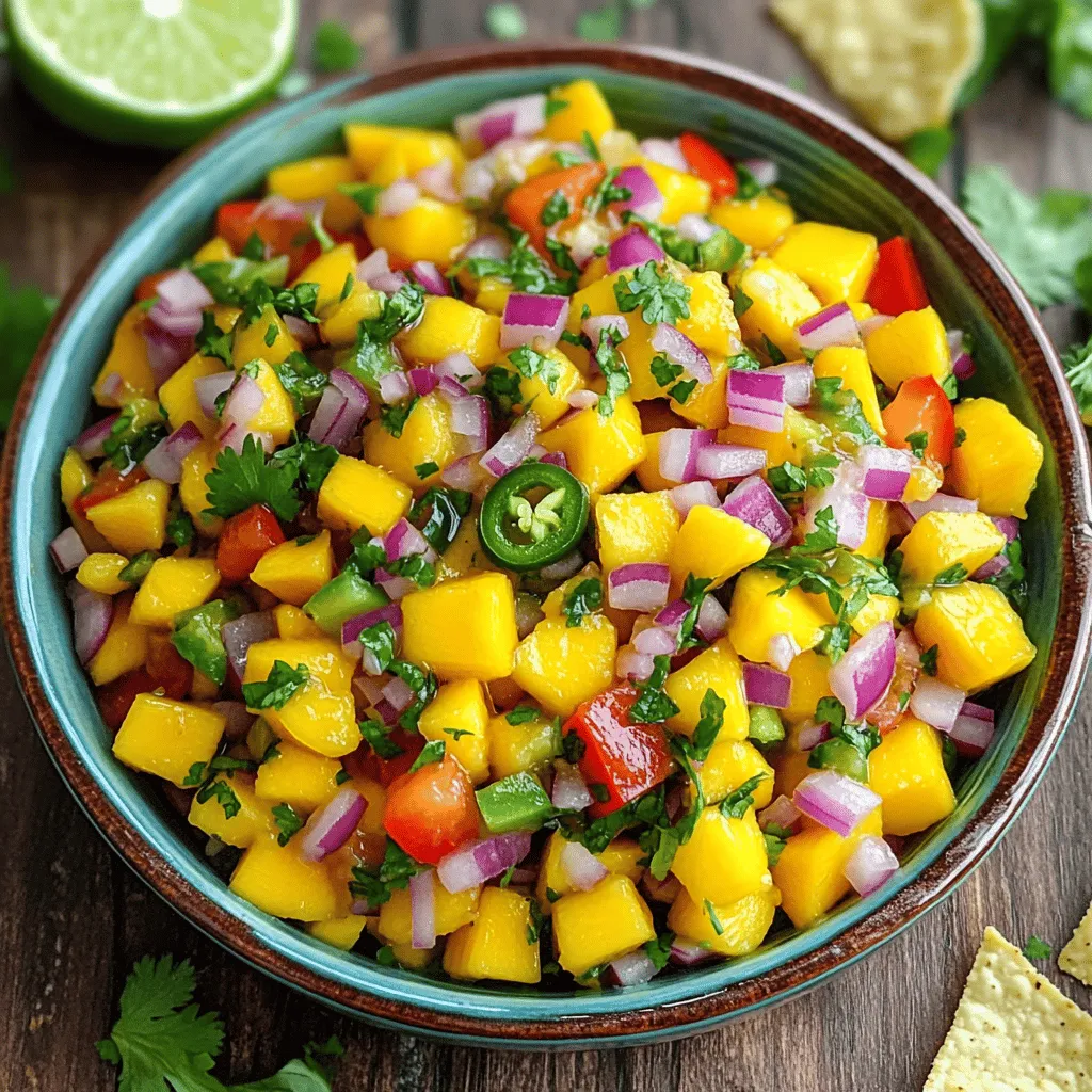 Spicy Mango Salsa Fresh and Flavorful Treat