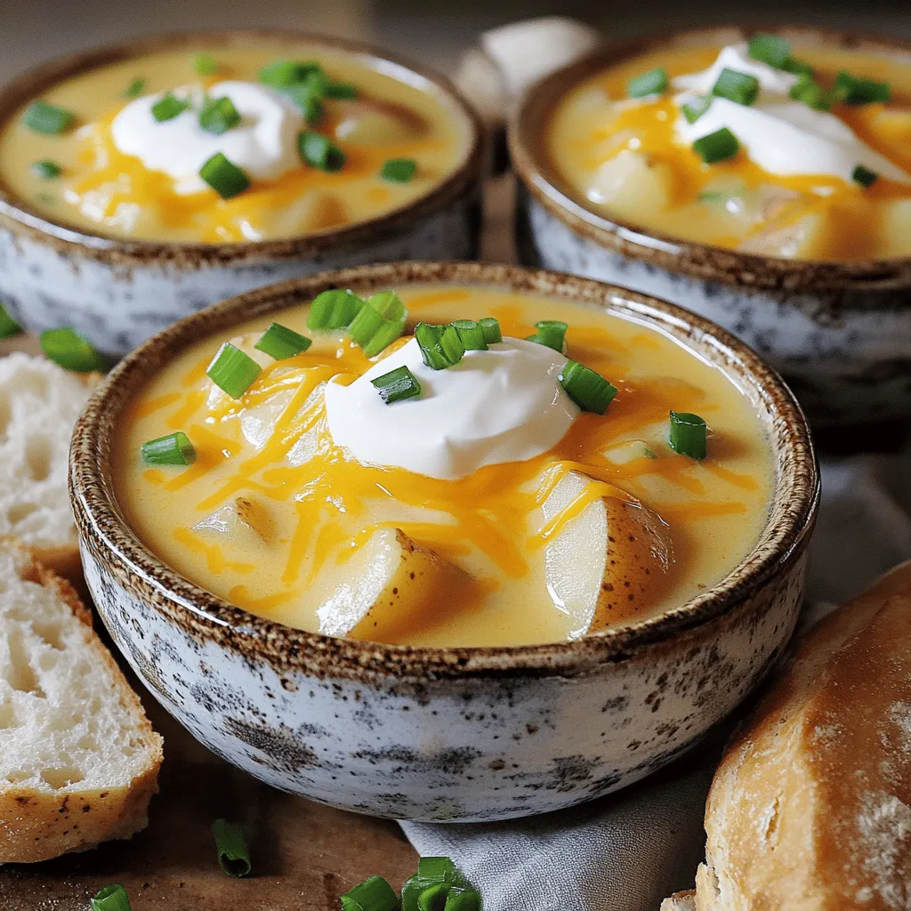 Slow Cooker Loaded Baked Potato Soup Delightful and Creamy